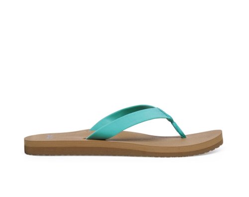 Tong Sanuk Ashland ST Vegan Femme - Turquoise TBQLNE920